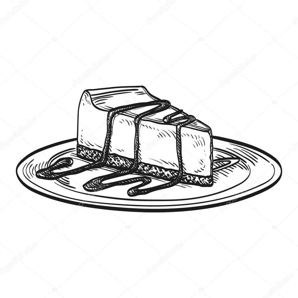 1024x1024 Vector Illustration Of Cheesecake Stock Vector Alhontess.gmail
