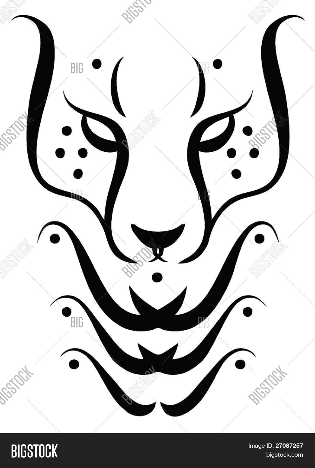 1092x1620 Cheetah Tattoo Drawing Vector Amp Photo Bigstock