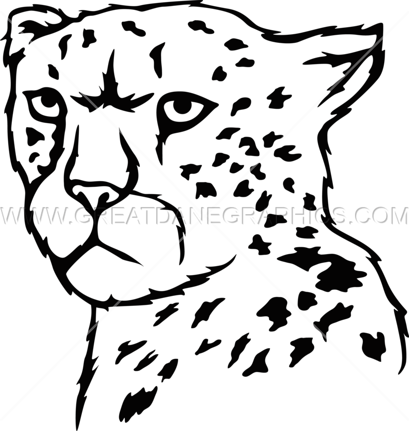 825x868 Cheetah Production Ready Artwork For T Shirt Printing