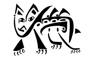 300x200 Cheetah Drawings