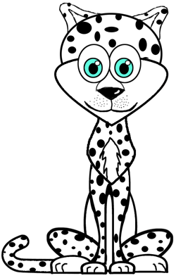 250x395 How To Draw Cartoon Cheetahs With Easy Step By Step Drawing