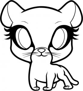 277x302 How To Draw How To Draw A Cheetah For Kids