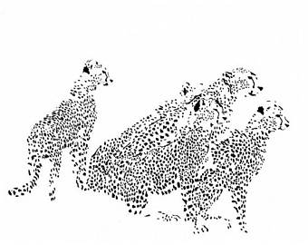 340x270 Ink Drawing Sketch Etsy