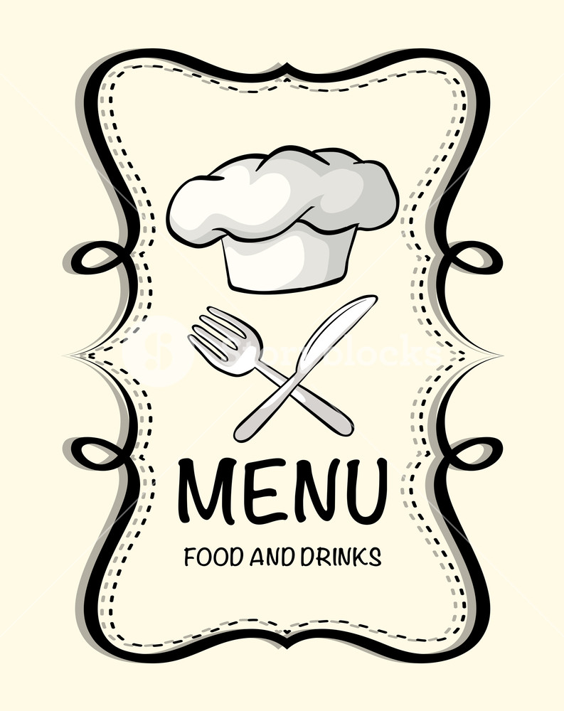 793x1000 Logo Design With Chef Hat Illustration Royalty Free Stock Image