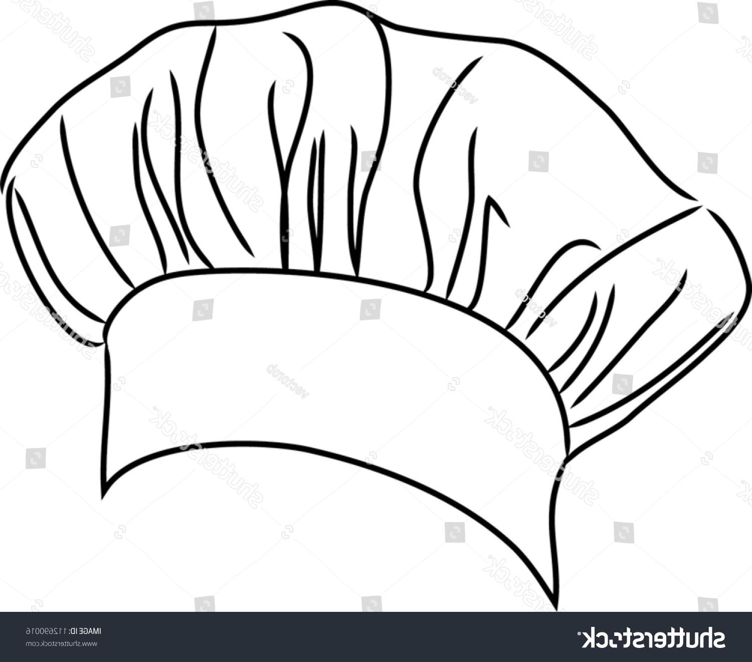 1500x1320 Top 10 Stock Vector Chef Hat Line Drawing Design