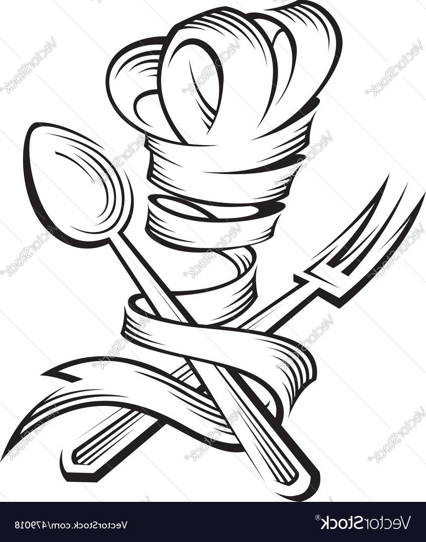 849x1080 Unique Chef Hat Spoon And Fork Vector Pictures