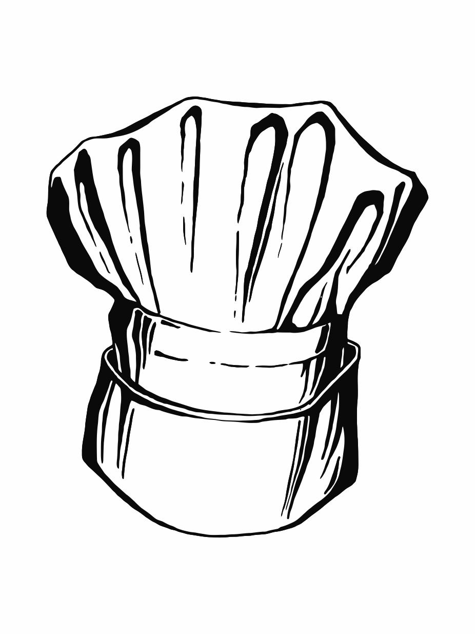 926x1235 Hat Chef Togue 3 Printable Image Illustration Sketch For Hat