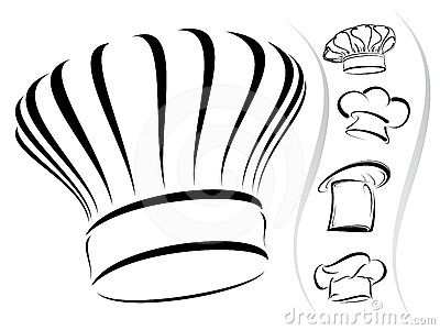 400x300 Chef Hat Silhouettes