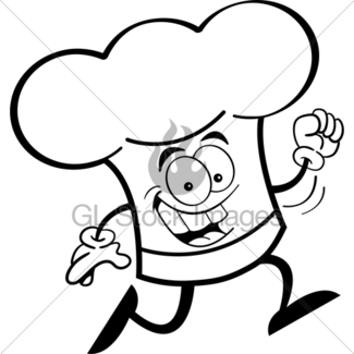 325x325 Cartoon Chef's Hat Gl Stock Images