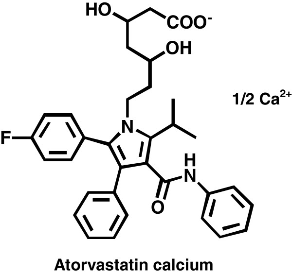 600x564 Chemical Structure Of Atorvastatin Calcium (Atr Ca).