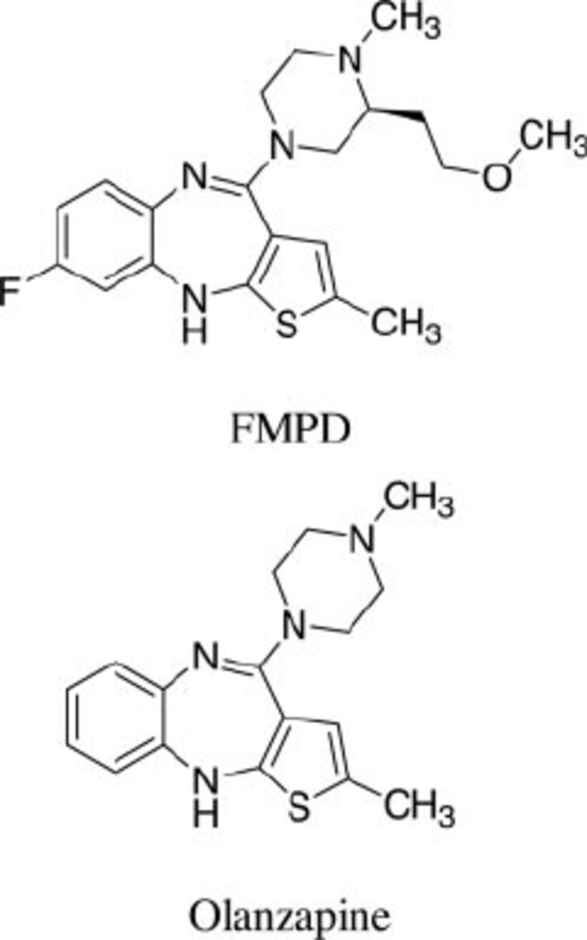 850x1360 Structure Of Olanzapine And Fmpd.