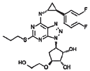 301x239 Structure Of Ticagrelor.