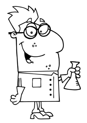 340x480 Whacky Chemist Coloring Page Free Printable Coloring Pages