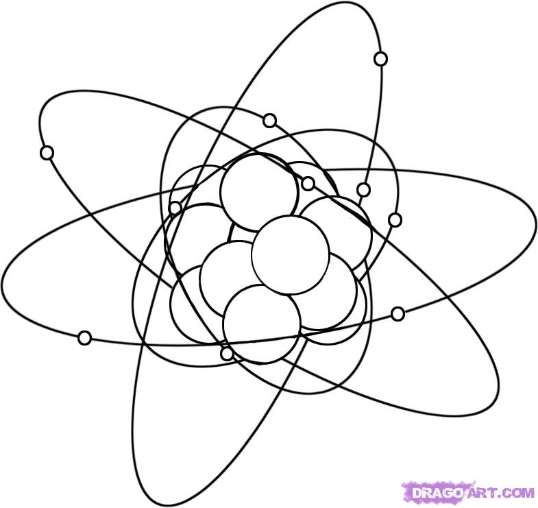 785x741 How To Draw An Atom Step 7 Tattoo Ideas. Physics