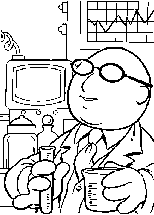 512x716 Chemistry Coloring Page