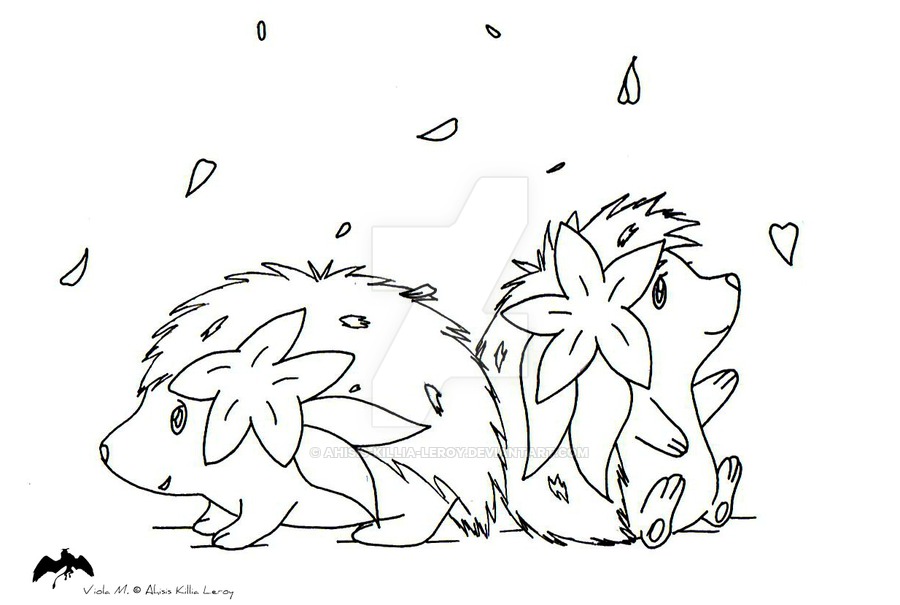 900x605 Cherry Blossom. Outlines By Ahisis Killia Leroy