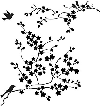 334x355 Cherry Blossom Tree Template