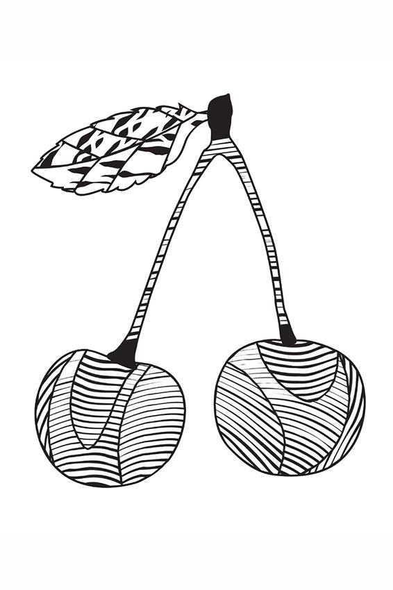 566x850 Collection Of Cherries Tattoo On Arm