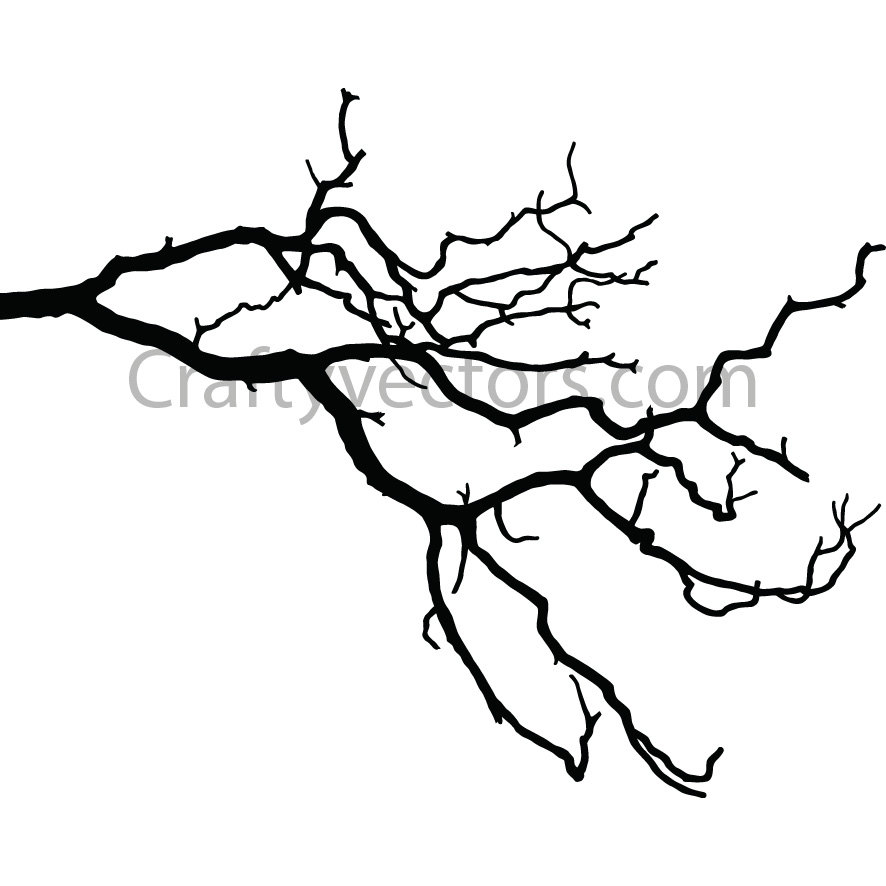 886x886 Spring Cherry Blossom And Branch Svg Cut File From Craftyvectors