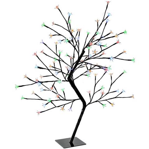 480x480 96 Led Lights Illuminated Cherry Blossom Tree Christmas Decoration