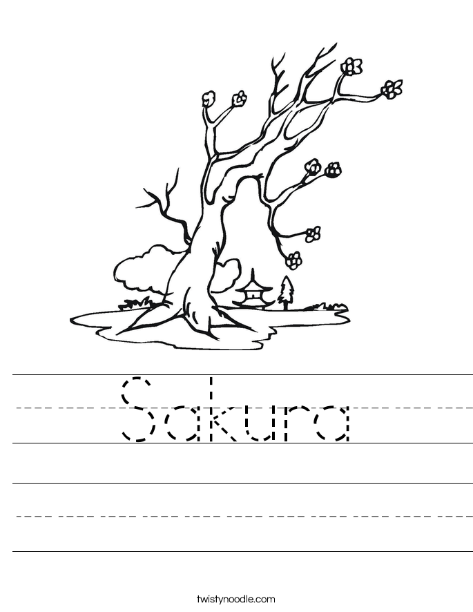 685x886 Sakura Worksheet