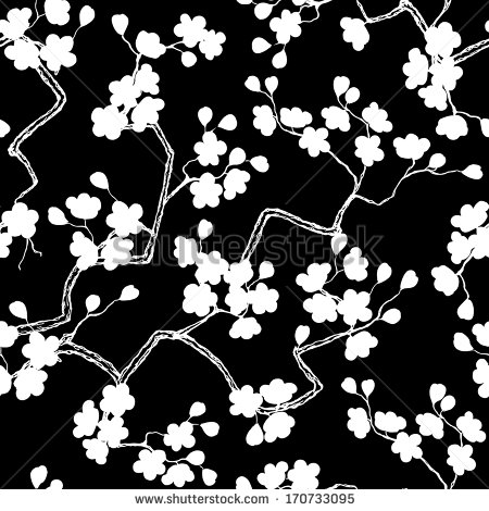 450x470 Blossoms Clipart Black Background