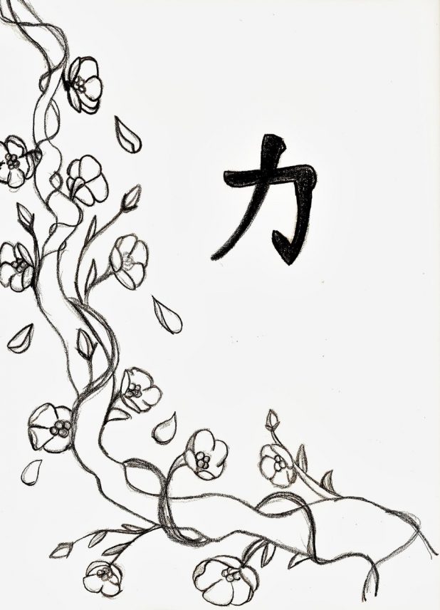618x856 Adult How To Draw Blossom How To Draw Blossom Tree. How To Draw