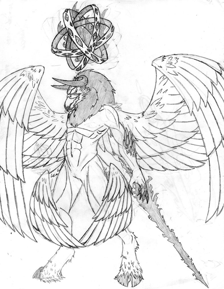 786x1016 Cherubim And Ophanim By Thylanos