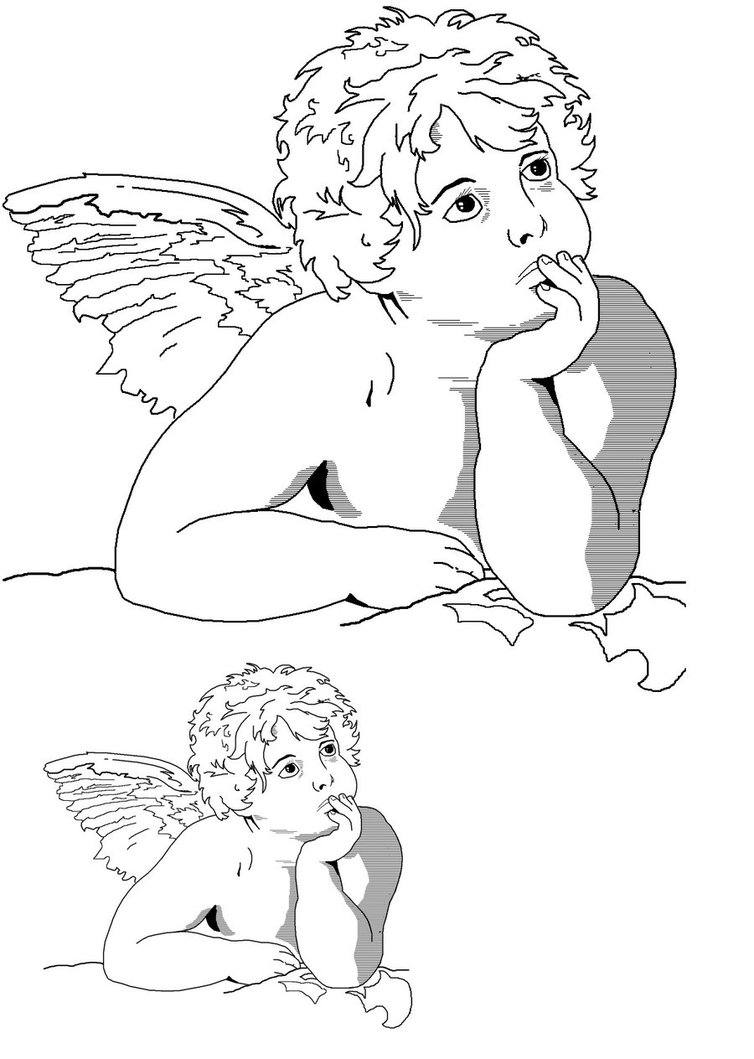 754x1059 Cherub Tatoo By Reeves83