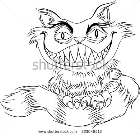 450x433 Drawn Cheshire Cat Real Cat