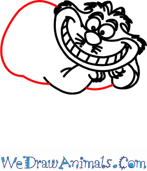 300x350 How To Draw Cheshire Cat