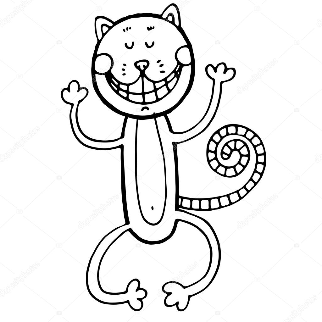 1024x1024 Cheshire Cat For Tale Alice In Wonderland Stock Vector Takhmet