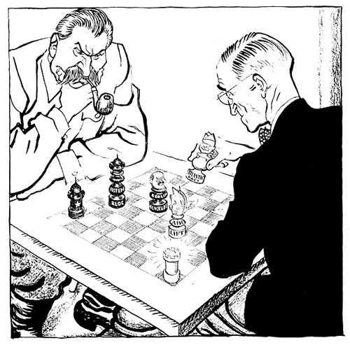 500x493 Chess Games Of The Rich And Famous Truman Vs. Stalin, Over Berlin