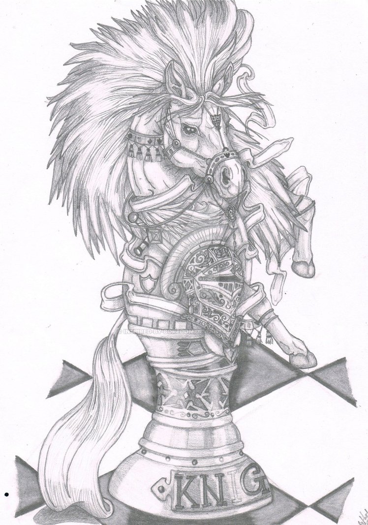 748x1067 Knight Chess Piece By Inspired By Boredom