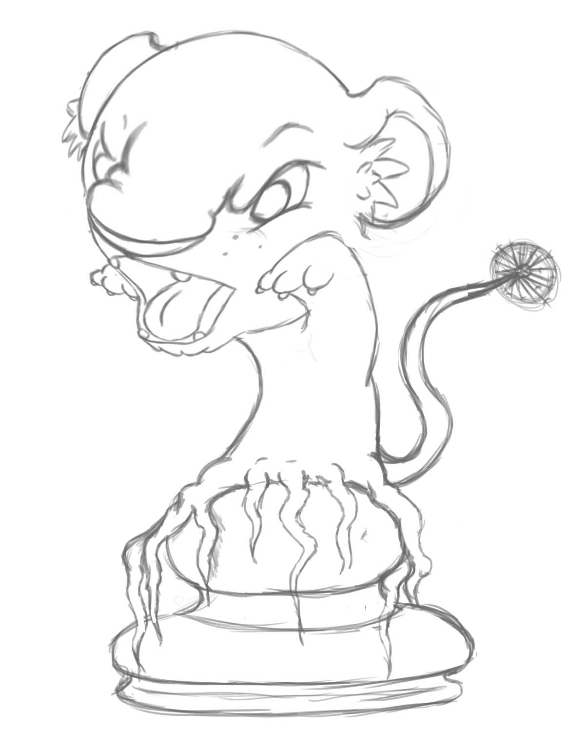 1200x1500 Anthropomorphic Pun Chess Piece Assignment Concept Art