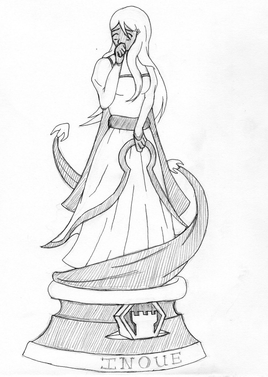 900x1264 Orihime Chess Piece By Ekormekolindo