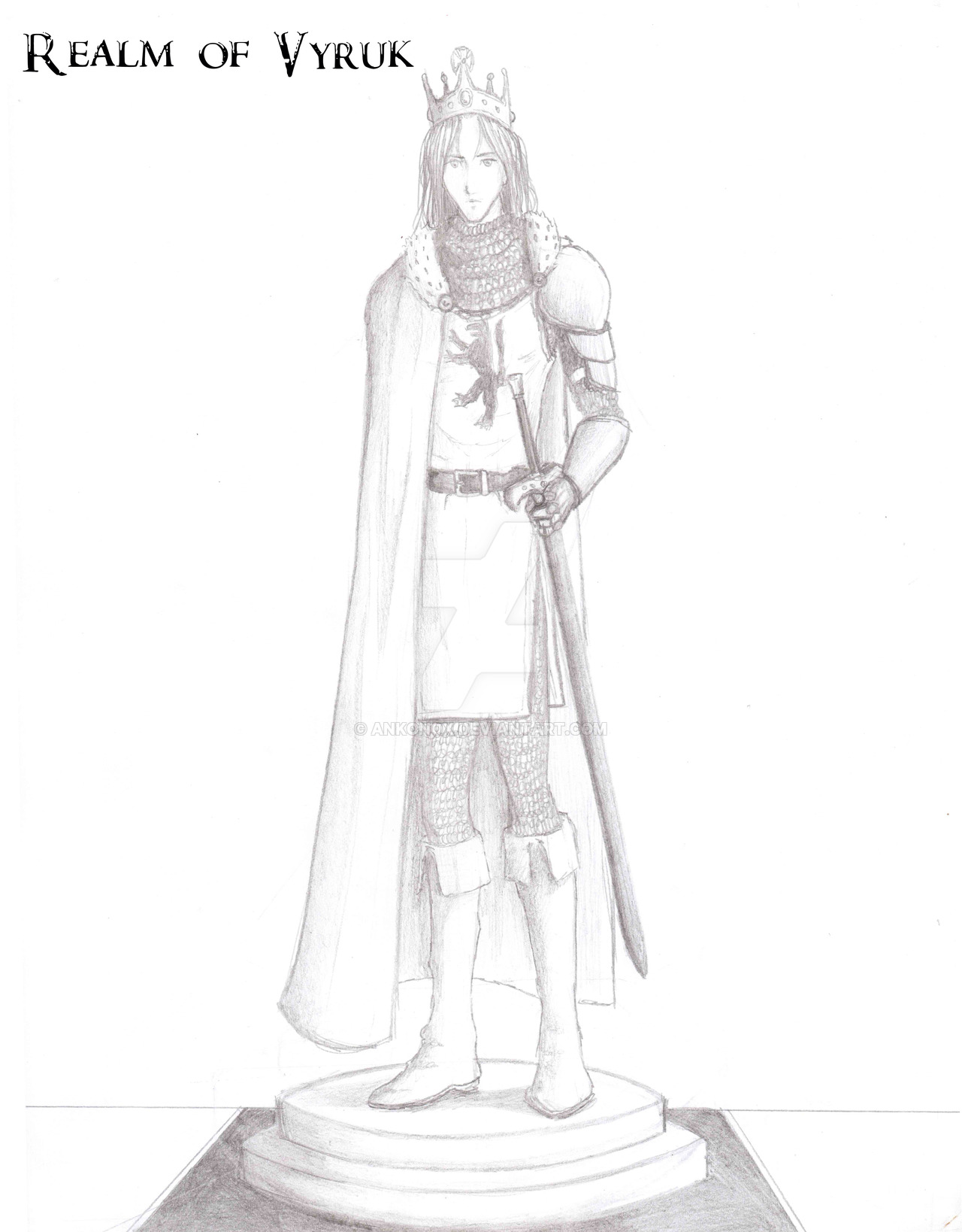 1280x1638 Piece Of Chess White King By Ankonox