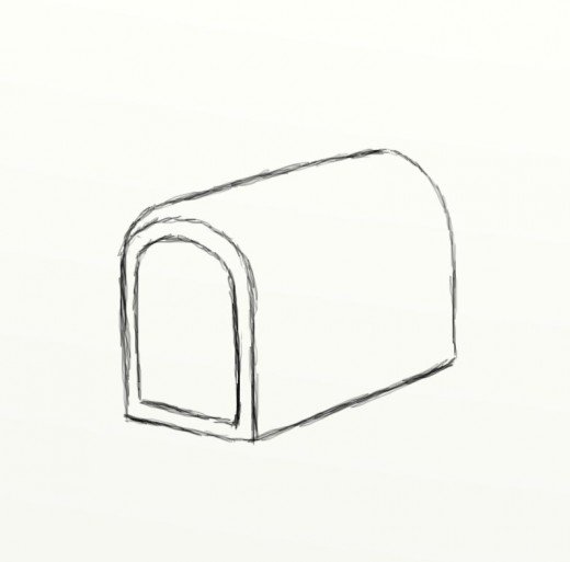 520x513 How To Draw A Treasure Chest Feltmagnet