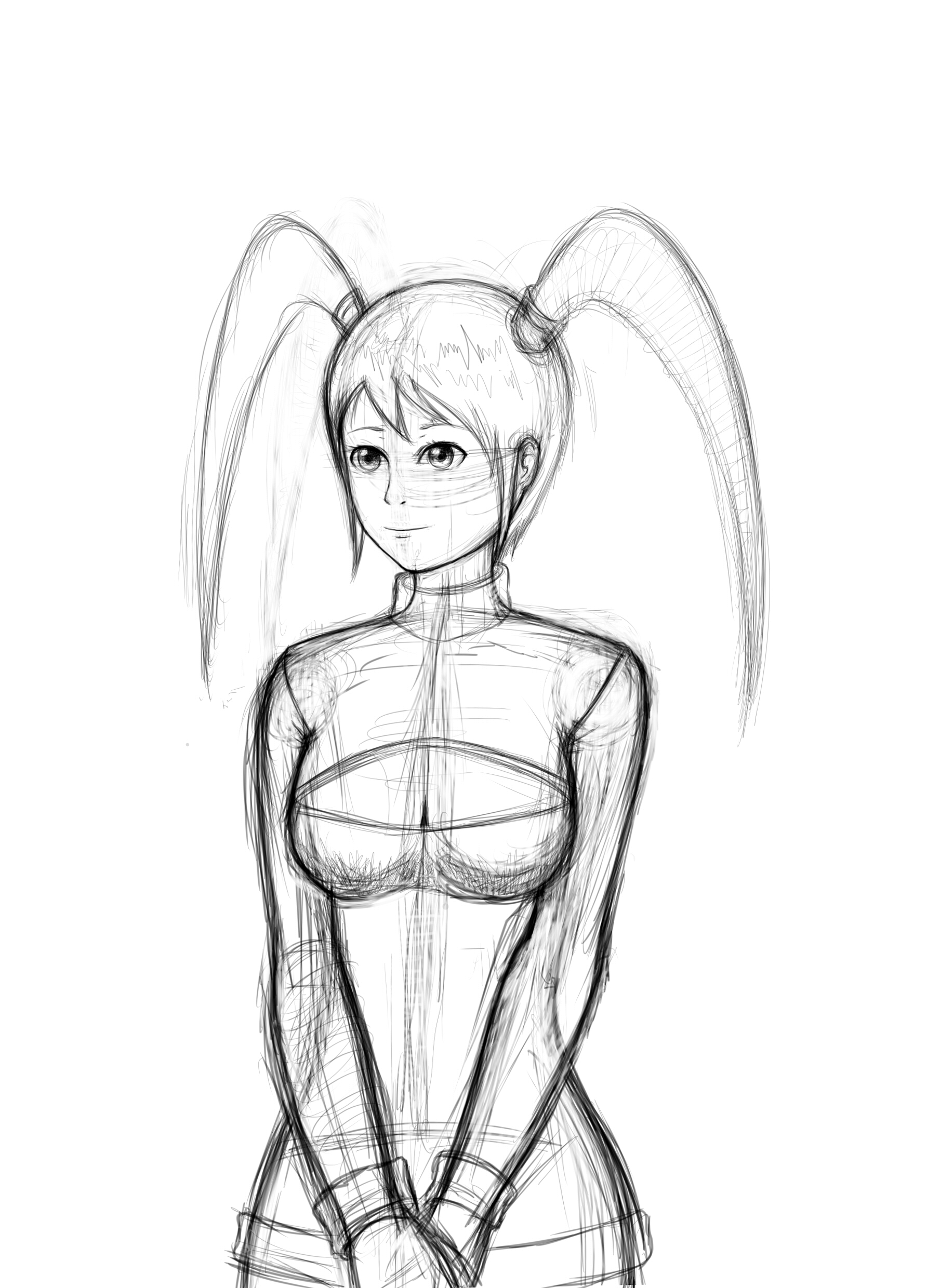 1809x2480 Open Chest Turtleneck ( Sketch ) By Bigcolors