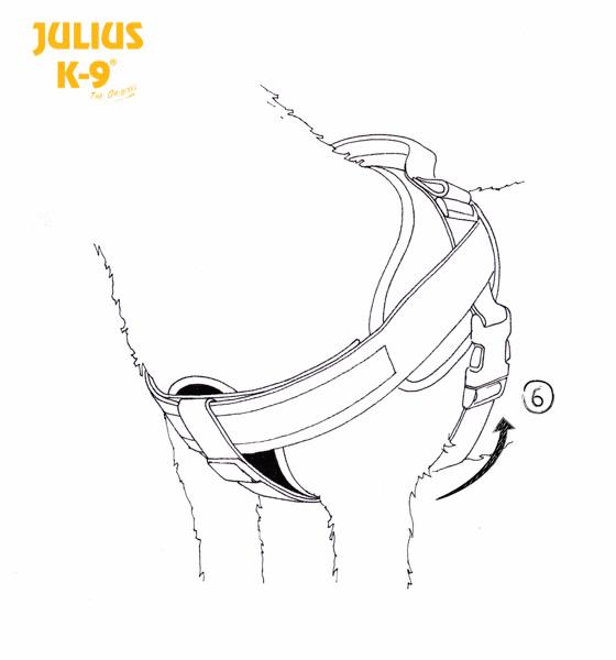 560x600 Pad For Julius Harnesses (Size 1 2)