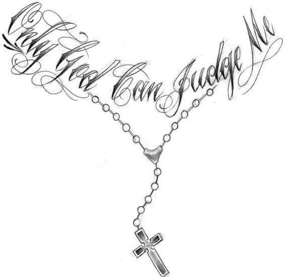 564x550 25 Only God Can Judge Me Tattoo Ideas Entertainmentmesh