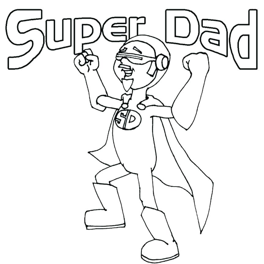 863x863 Printable Daddy Fingers Coloring Page