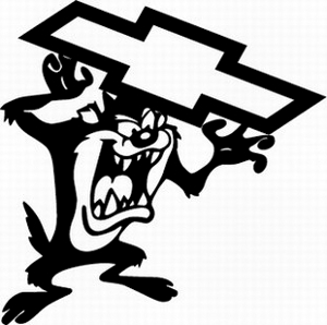 300x298 And Chevy Decal