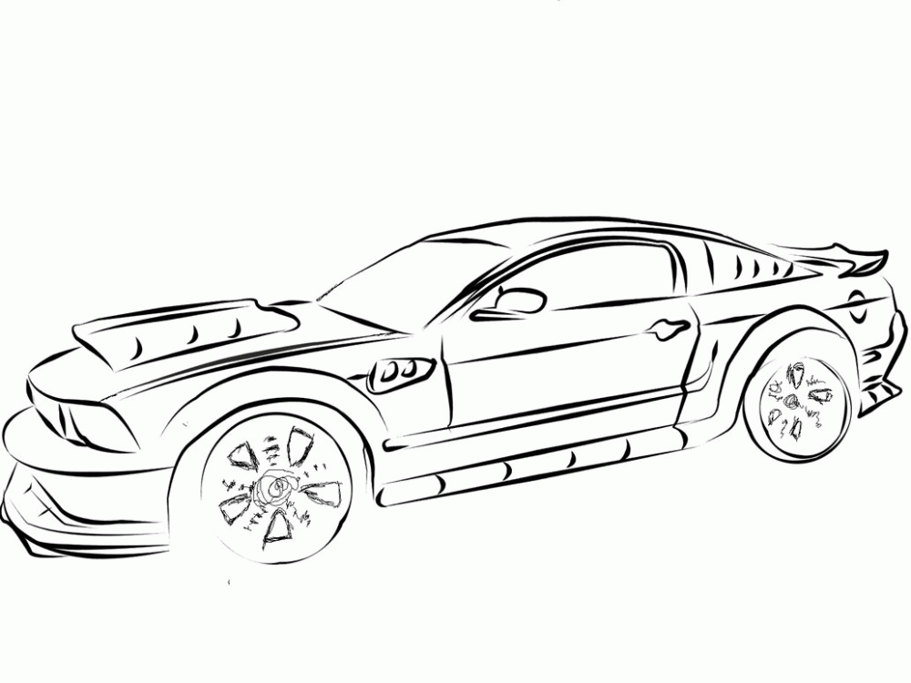 1000x750 1969 Camaro Ss Coloring Page