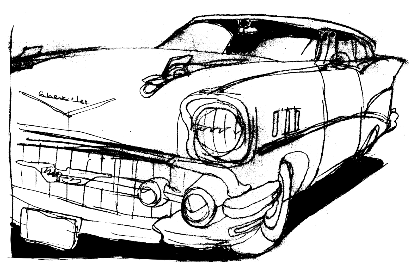 1600x1013 Don Moyer Sketchbook 57 Chevy