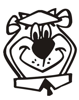 262x330 Yogi Bear Decal Sticker