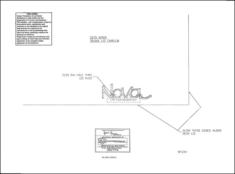 800x593 1970 Chevrolet Nova Parts Emblems And Decals Exterior Emblems