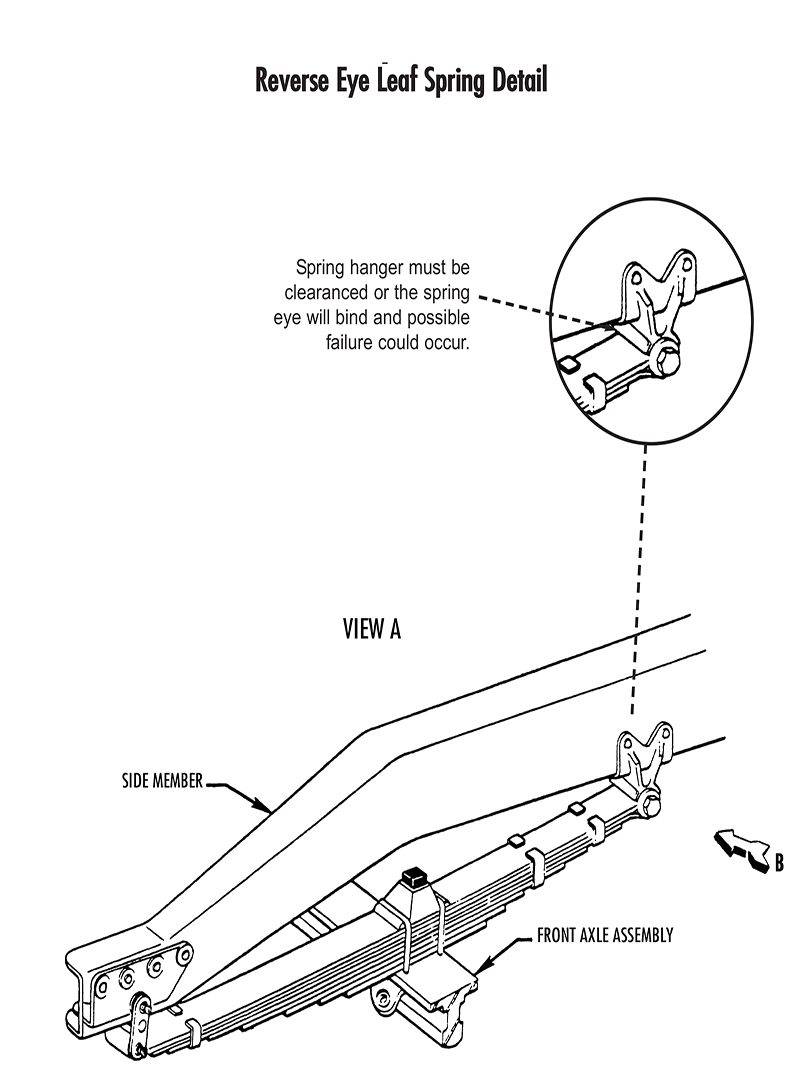 800x1087 1955 59 Chevy Truck Mono Leaf Spring Set, Rear
