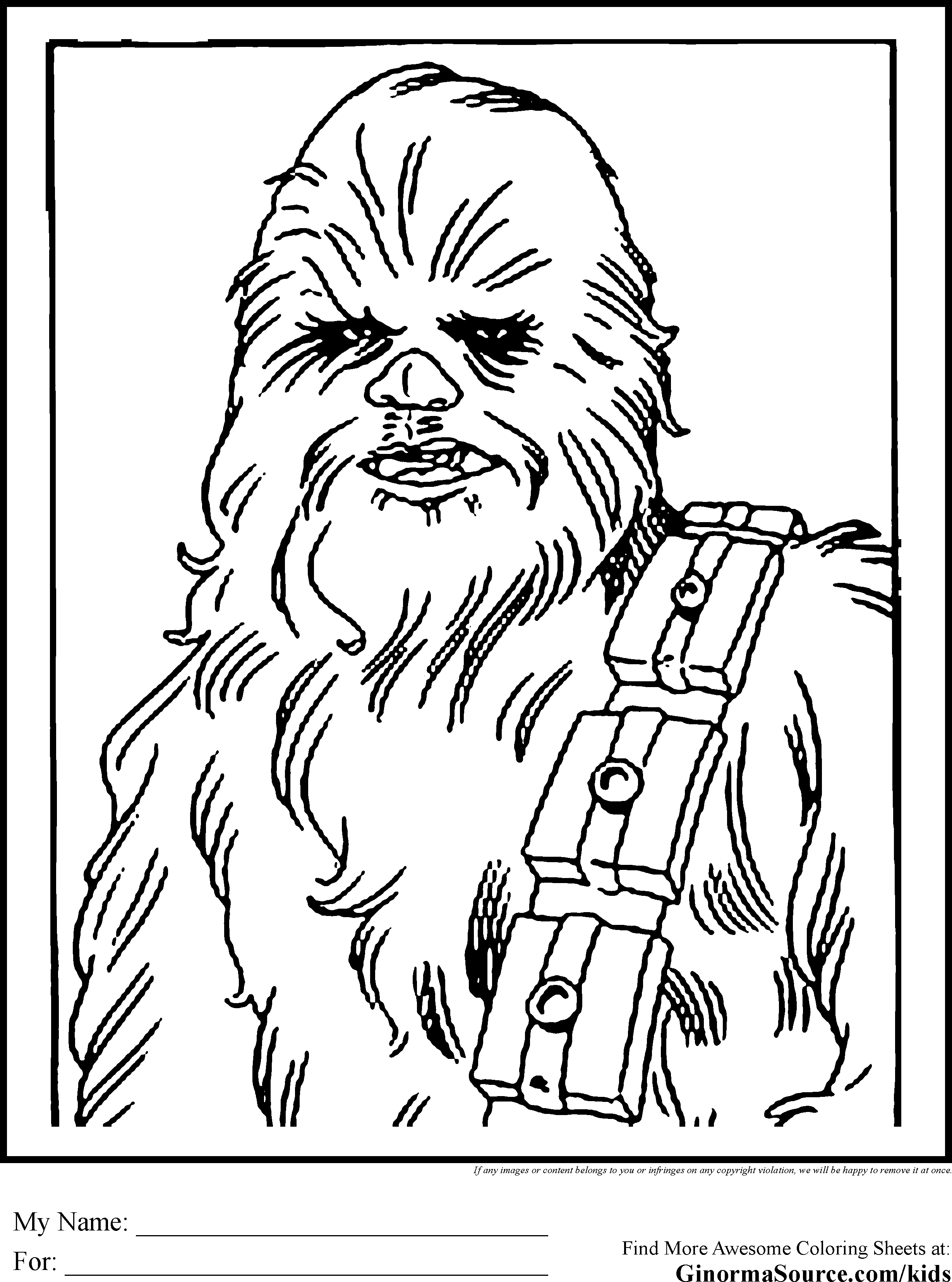 Chewbacca Drawing at GetDrawings | Free download