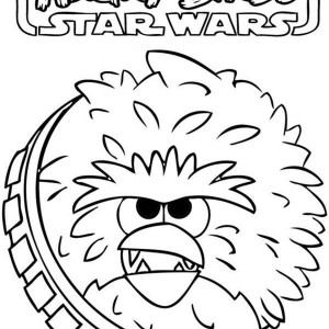 300x300 Angry Birds Star Wars Han Solo And Chewbacca Stand Guard Coloring
